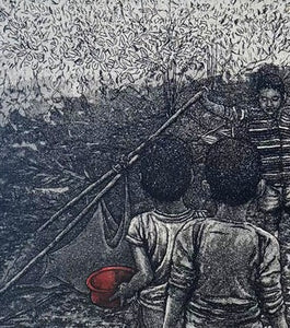 Etching on Paper - Ashok Baskir