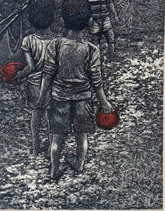 Etching on Paper - Ashok Baskir
