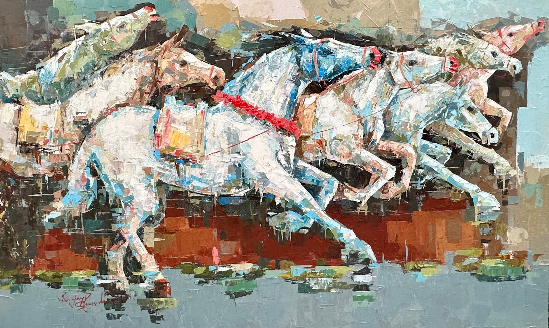 Running Horses - Sanjay Chakraborty